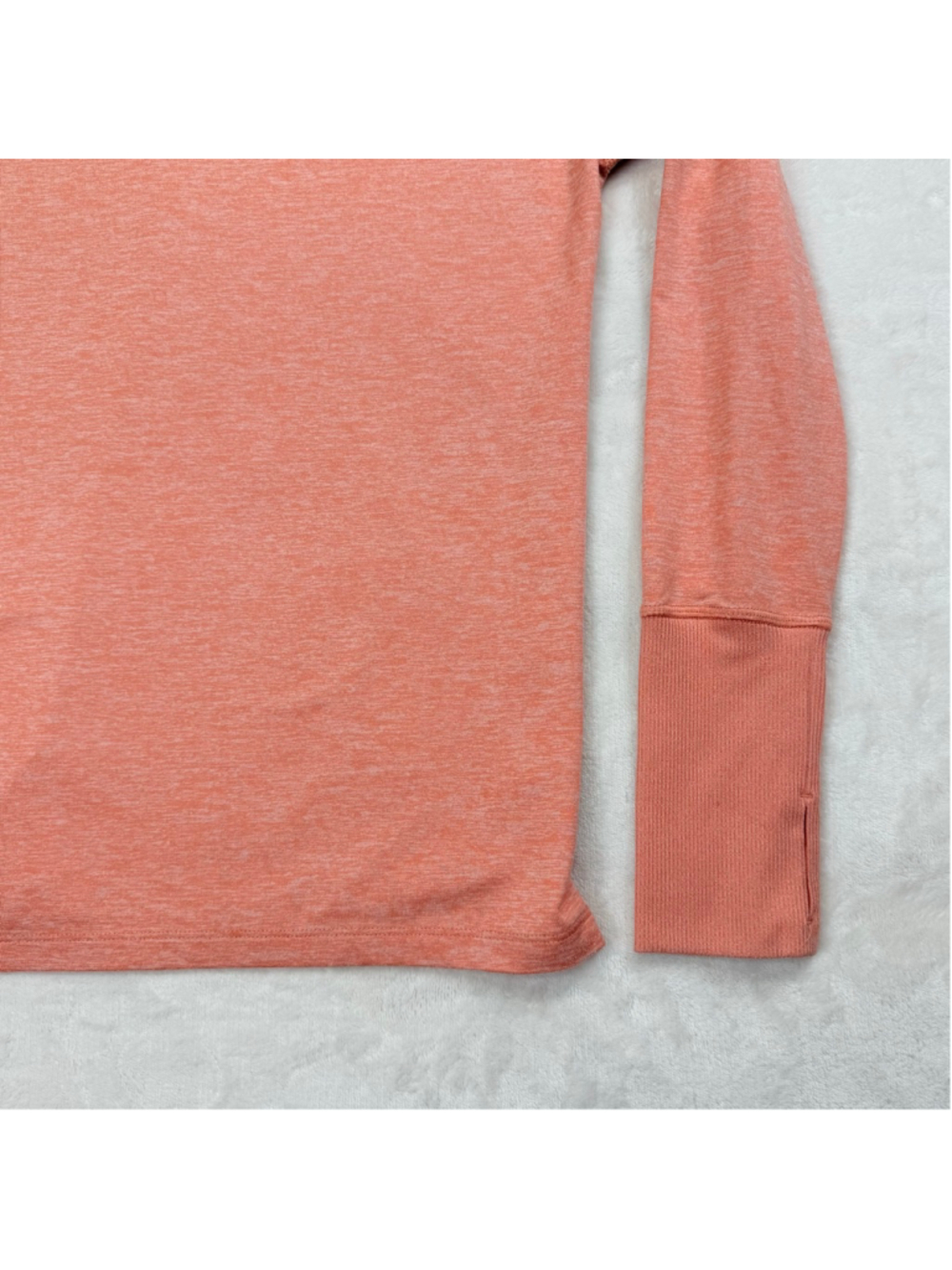 Women's Nike Coral Dri-Fit Long Sleeve Running Tee Activewear Small Thumb Holes - Picture 10 of 14